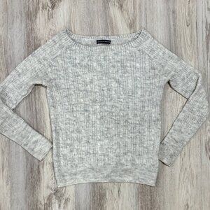 Brandy Mellville Sweater Cableknit Heather Gray (one size only)